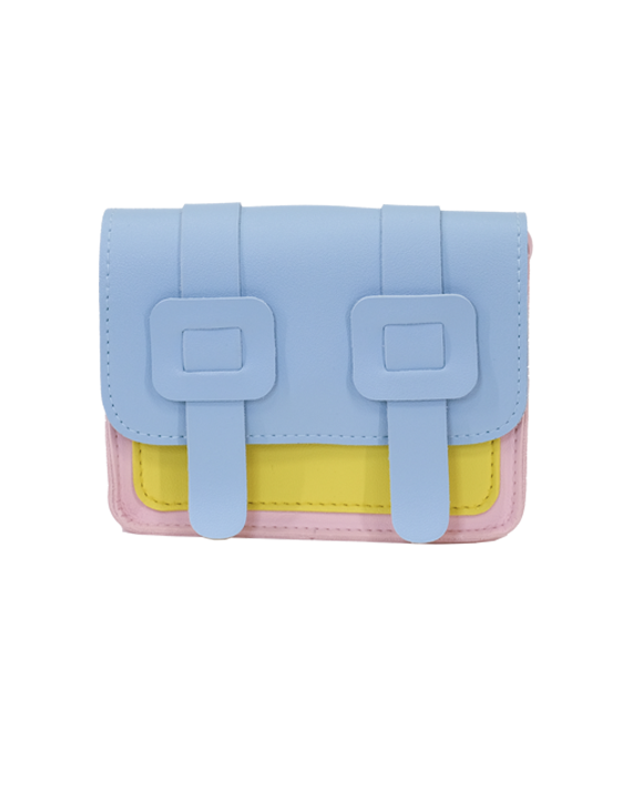 Yuko B - Children'S Shoulder Bag - Tamara Rose & Blue