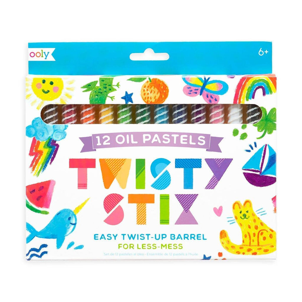Ooly Twisty Stix: Oil Pastels (Set of 12)