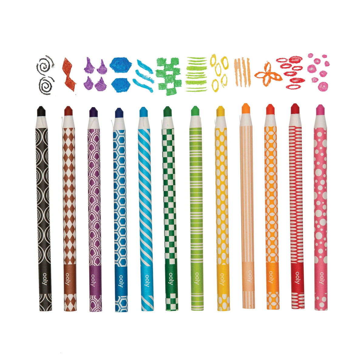 Ooly Color Appeel: Crayon Sticks (Set of 12)