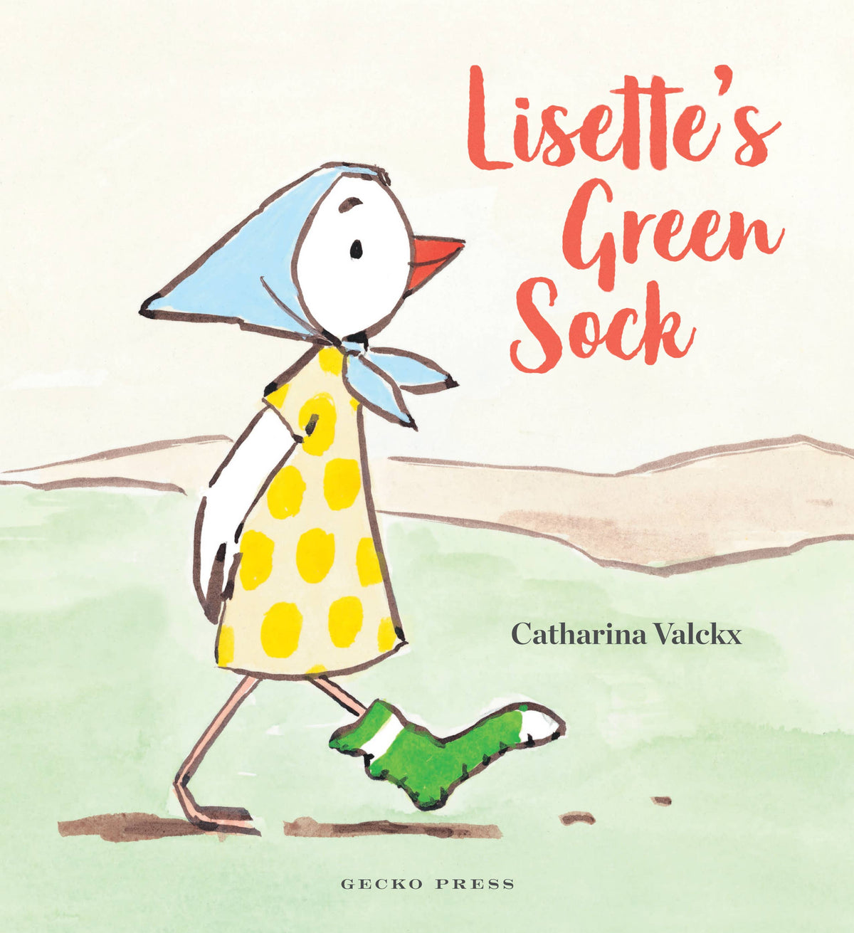 Lisette's Green Sock - Gecko