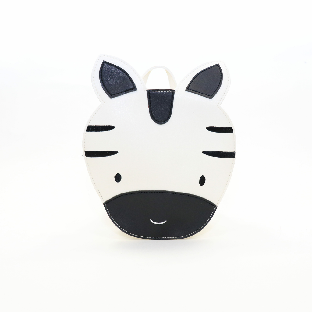 Yuko B - Children's Animal Shoulder Bag - Aiko the Zebra