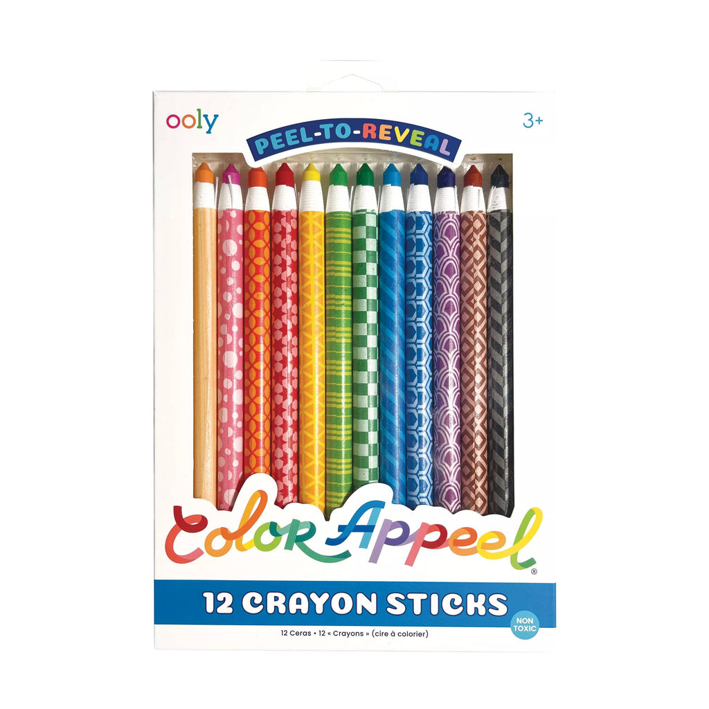 Ooly Color Appeel: Crayon Sticks (Set of 12)