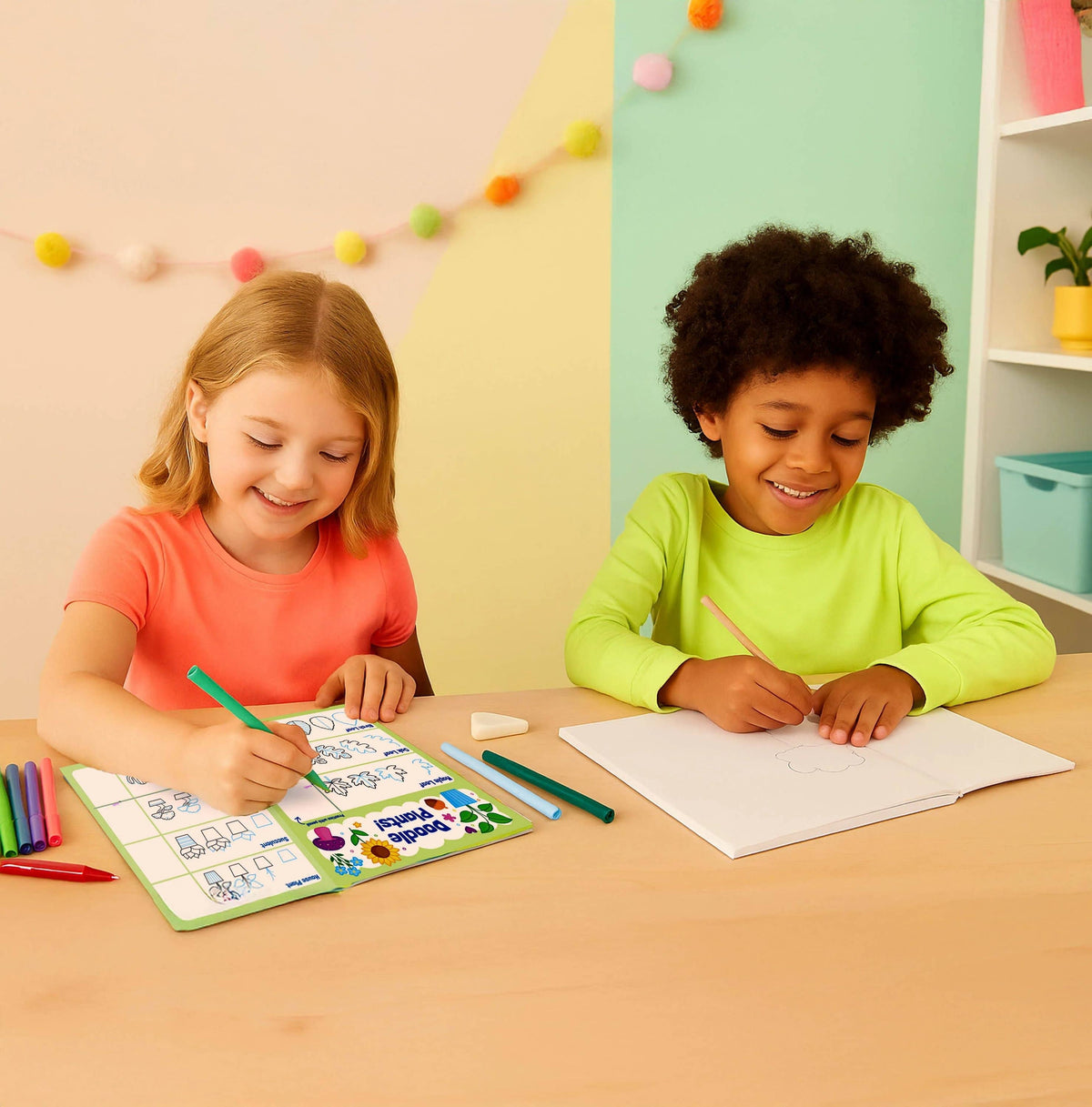 Ooly Doodle Fun:Draw & Color Activity Kit
