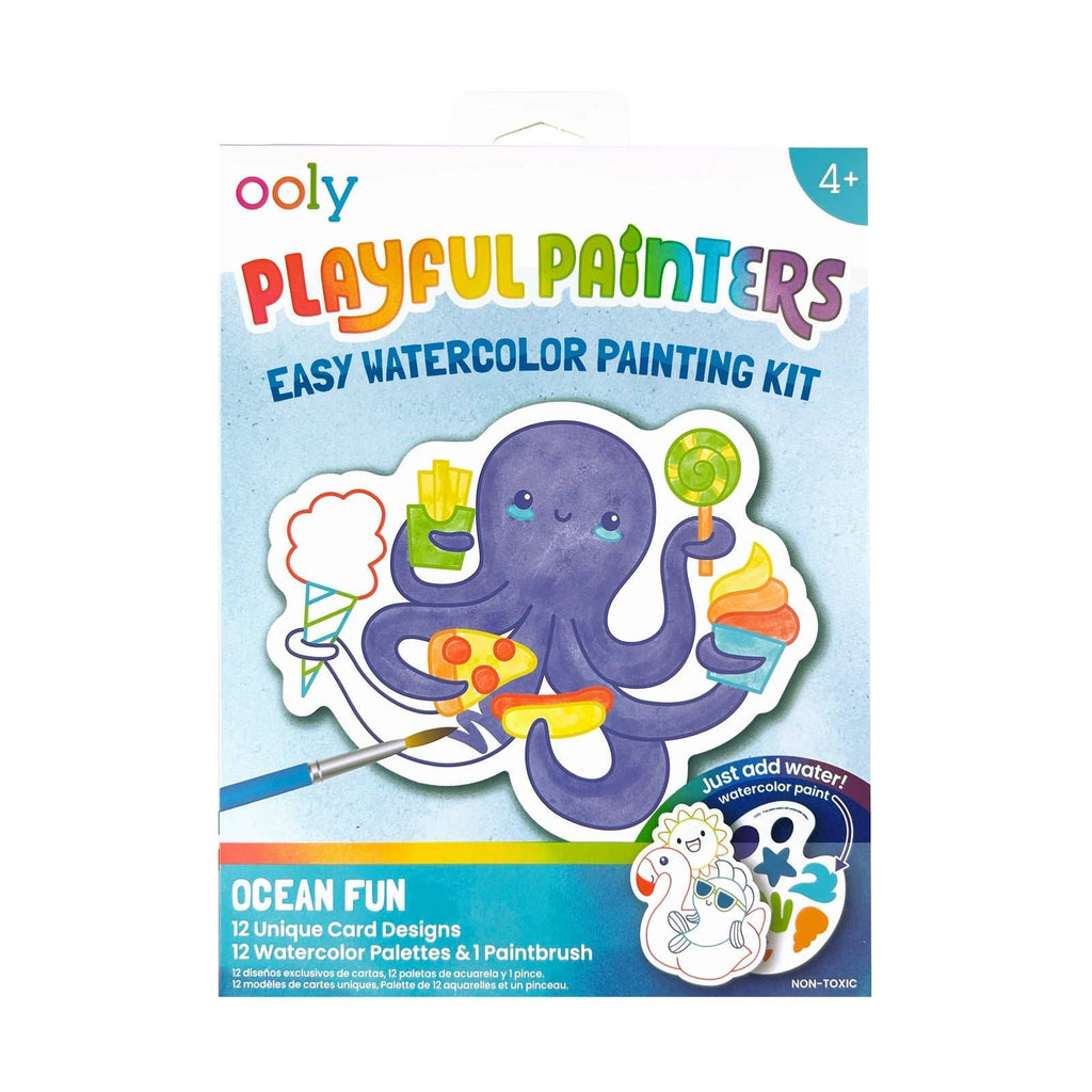 Ooly Playful Painters: Watercolor- Ocean Pals