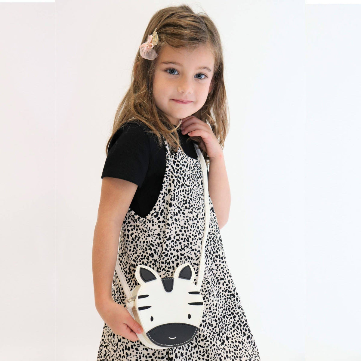 Yuko B - Children's Animal Shoulder Bag - Aiko the Zebra