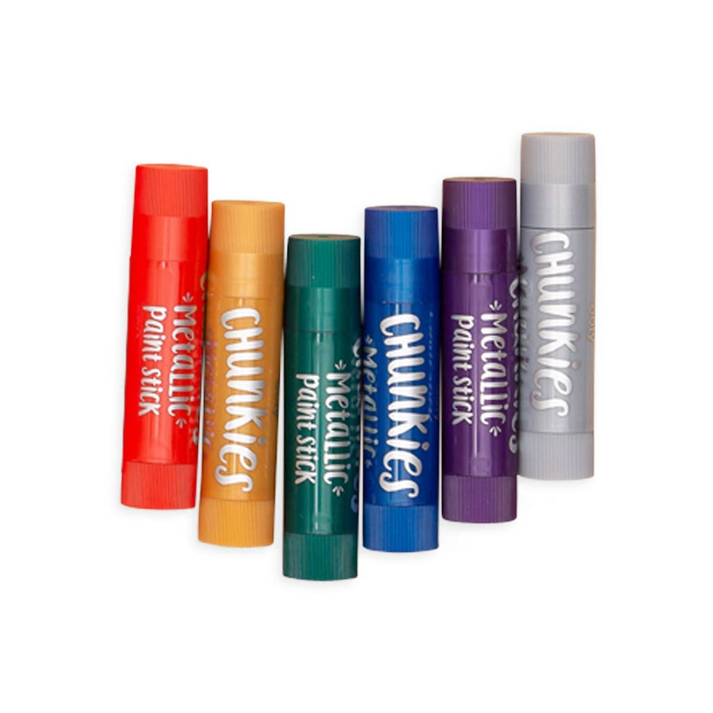 Ooly Chunkies: Paint Sticks Metallic Pack (Set of 6)
