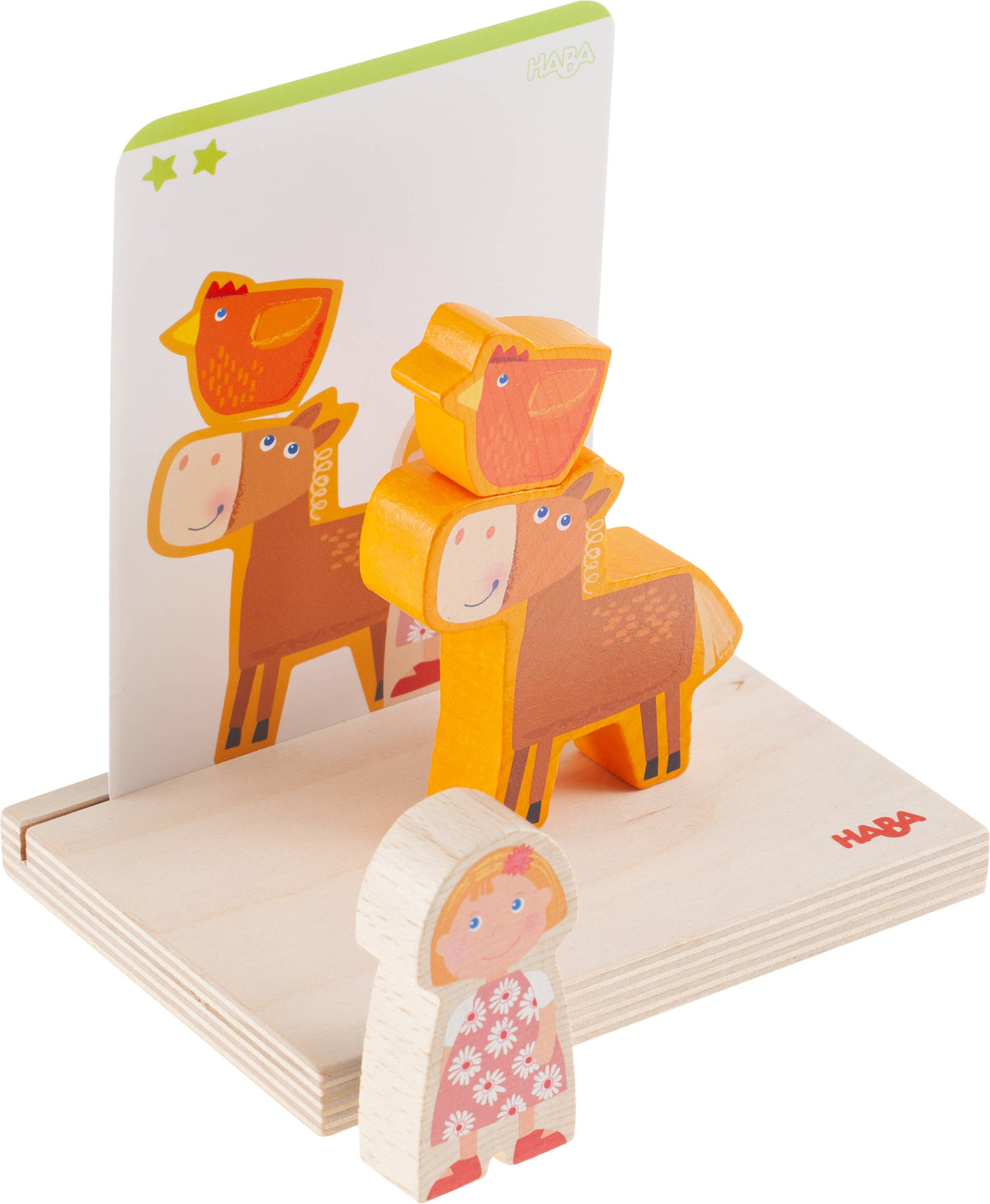 HABA Stacking Toy On the Farm - Wooden Toy