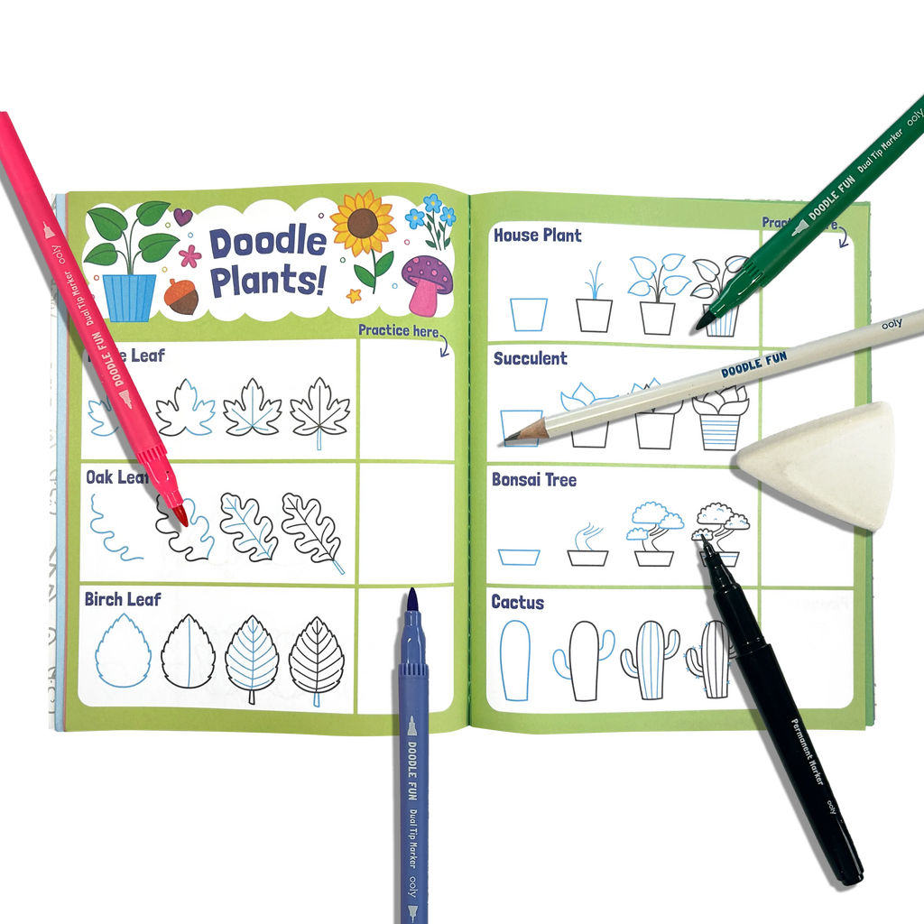 Ooly Doodle Fun:Draw & Color Activity Kit