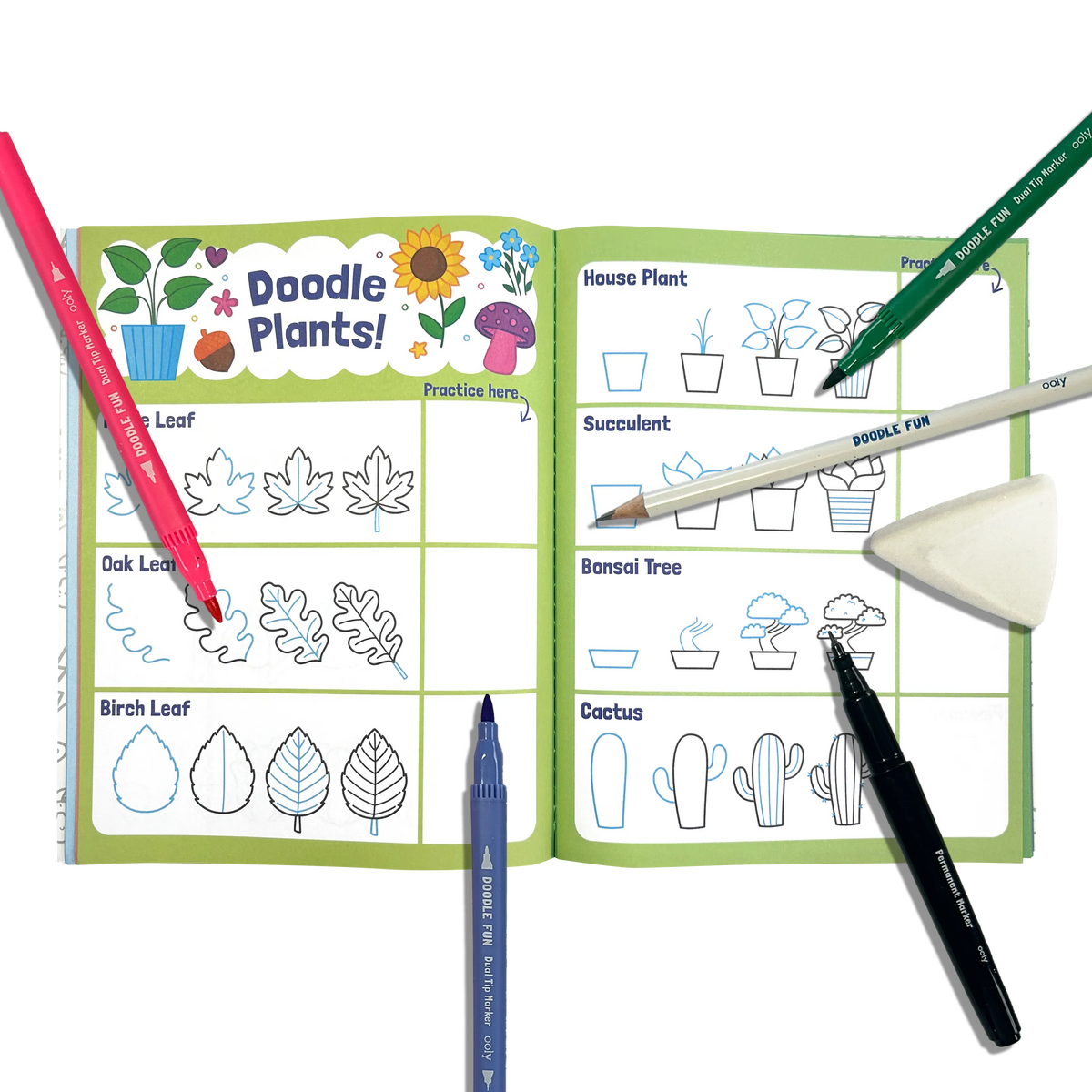 Ooly Doodle Fun:Draw & Color Activity Kit