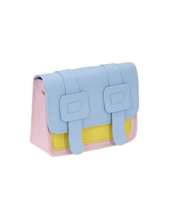 Yuko B - Children'S Shoulder Bag - Tamara Rose & Blue