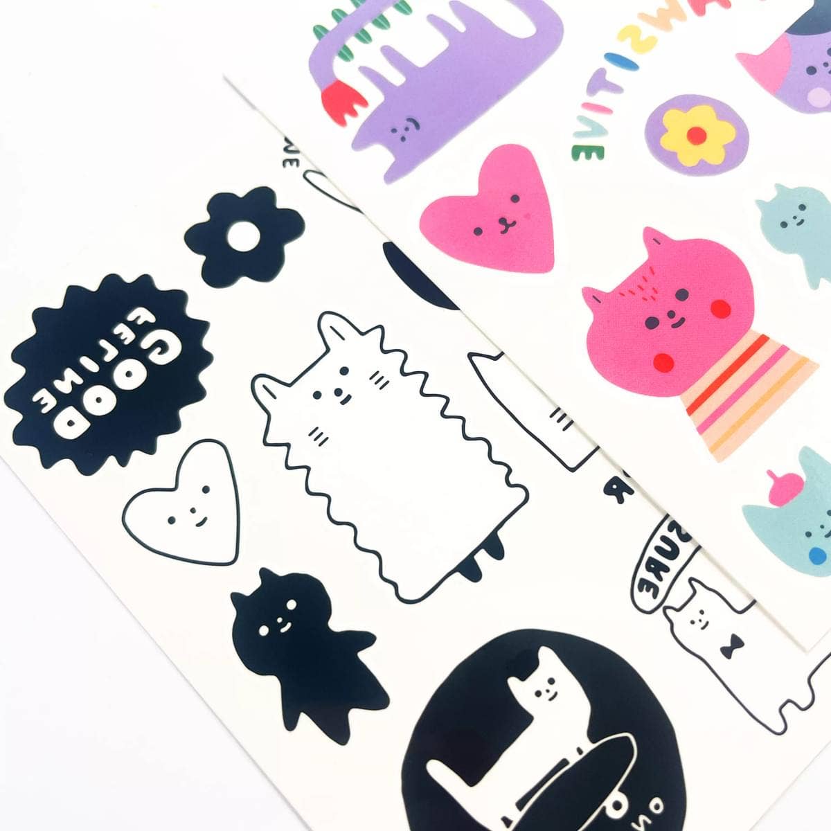 Ooly Palooza X Suzy: Mini Temporary Tattoos - Pawsitive Cats