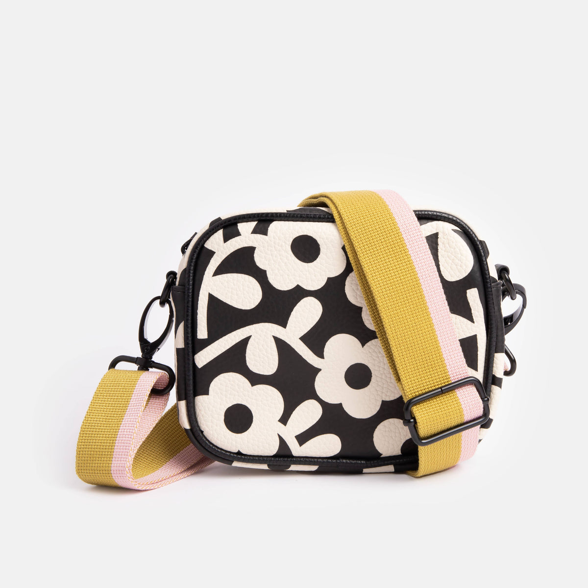 Caroline Gardner - Charcoal Mono Bloom Camera Bag