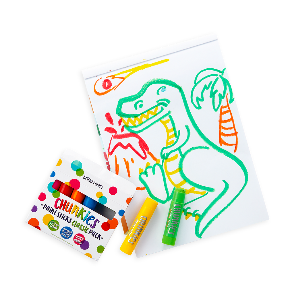 Ooly Chunkies: Paint Sticks Classic Pack (Set of 6)