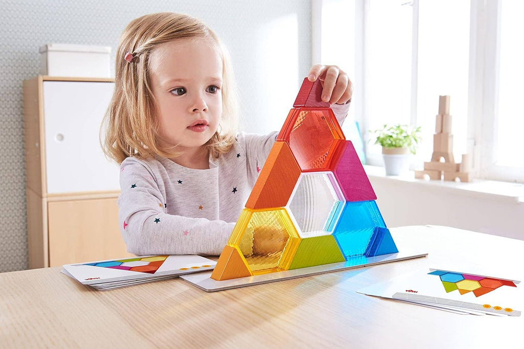 HABA Color Crystals 15 Piece Stacking Game