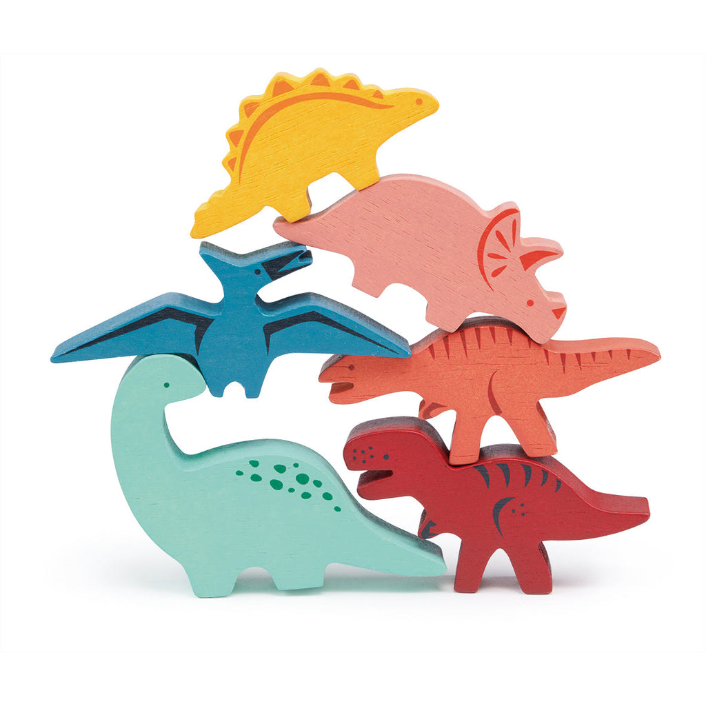 Mentari Set of 3 Happy Stackers Bundle (Garden, Ocean, Dinosaur)