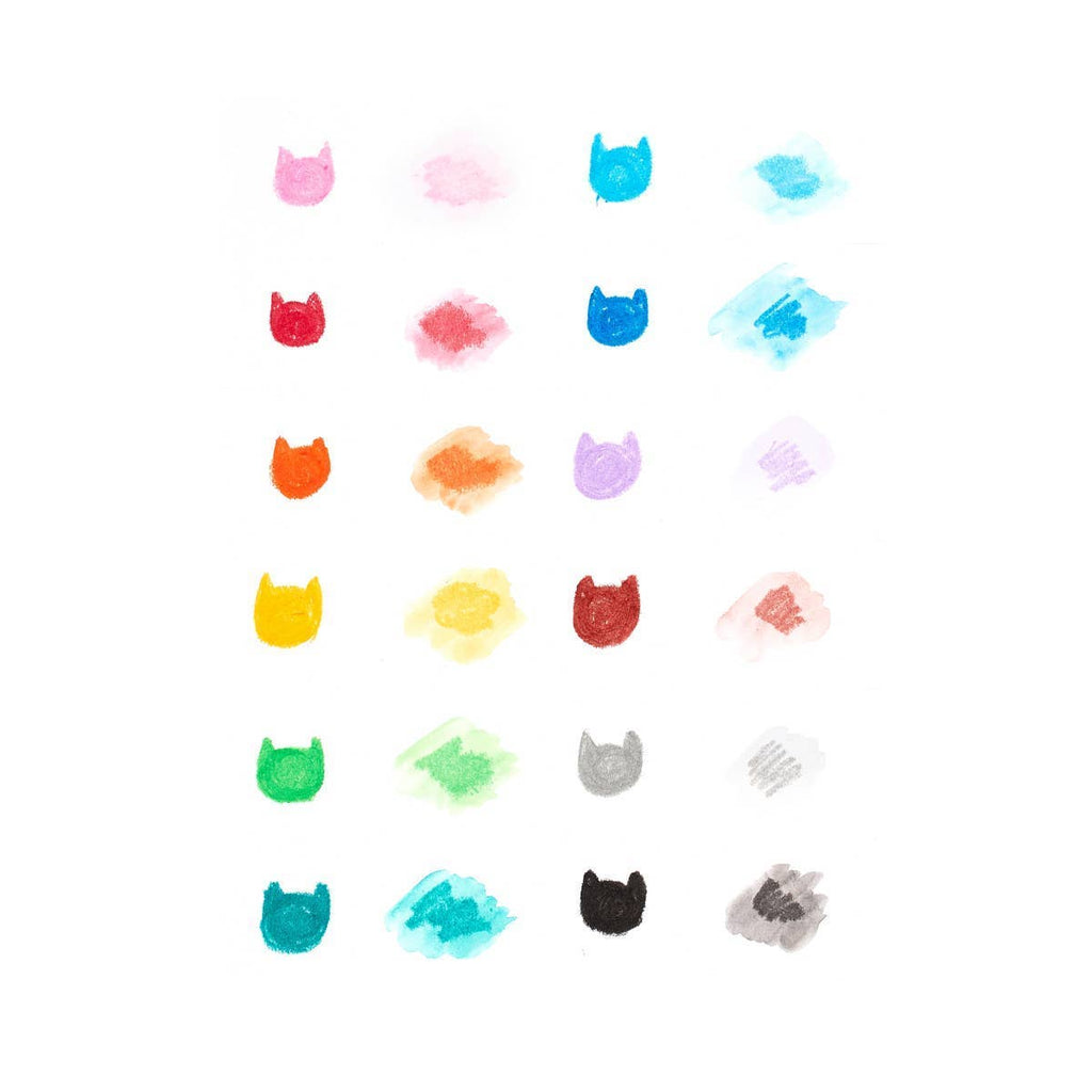 Ooly Cat Parade: Twist-Up Watercolor Gel Crayons