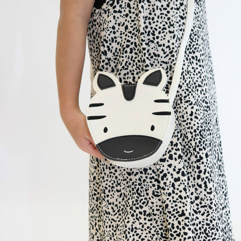 Yuko B - Children's Animal Shoulder Bag - Aiko the Zebra