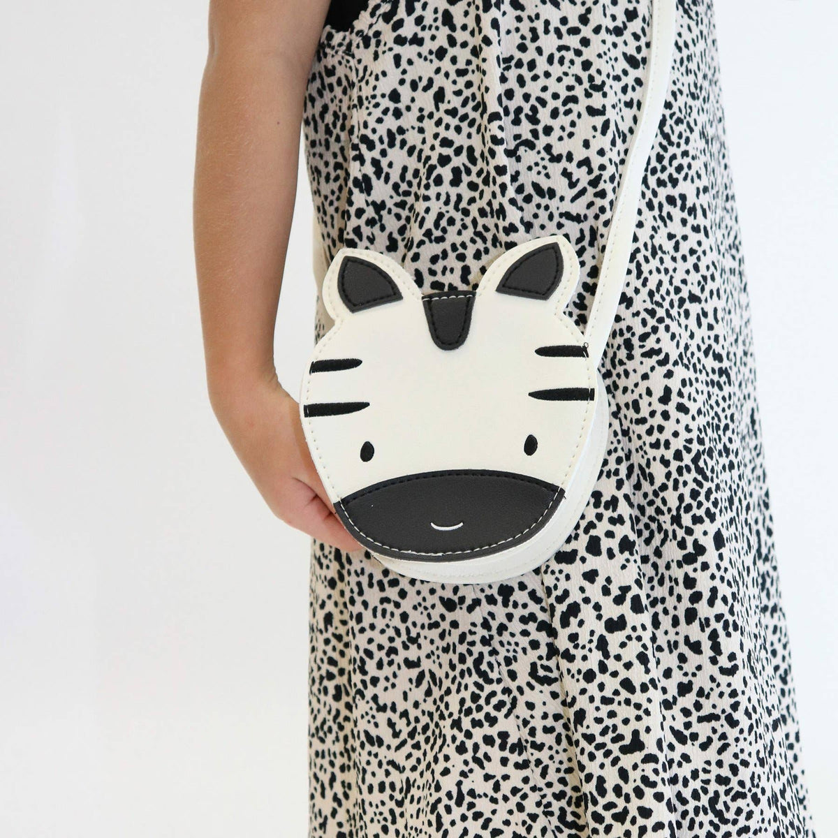 Yuko B - Children's Animal Shoulder Bag - Aiko the Zebra