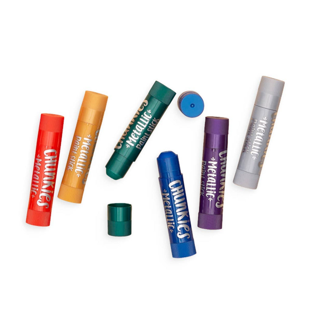 Ooly Chunkies: Paint Sticks Metallic Pack (Set of 6)