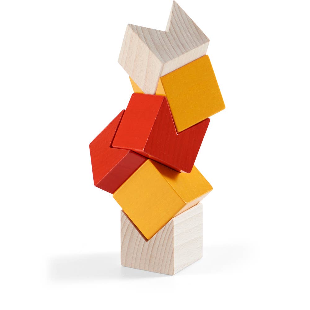 HABA 3D Arranging Game Rubius- Wooden blocks