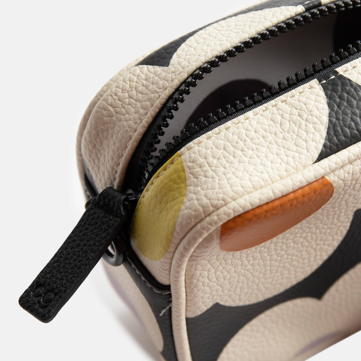 Caroline Gardner - Multi Flower Charcoal PU Camera Bag