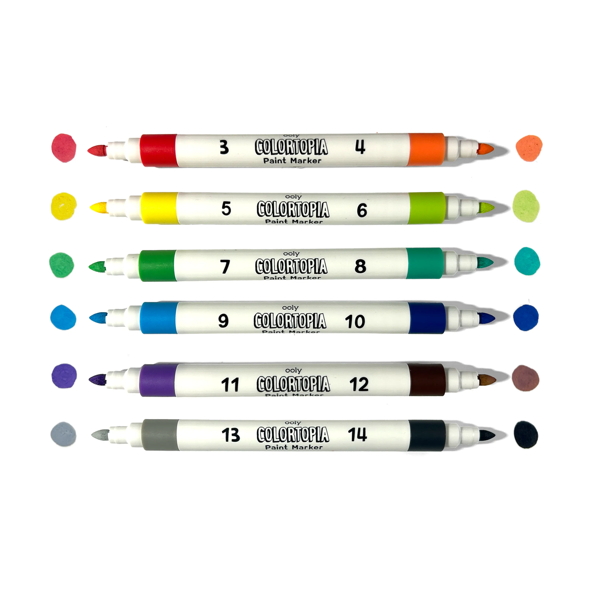 Ooly Colortopia: Paint Marker By Number Kit - Epic Advent