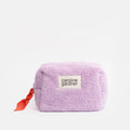 Caroline Gardner - Lilac Towelling Mini Cube Cosmetic Bag