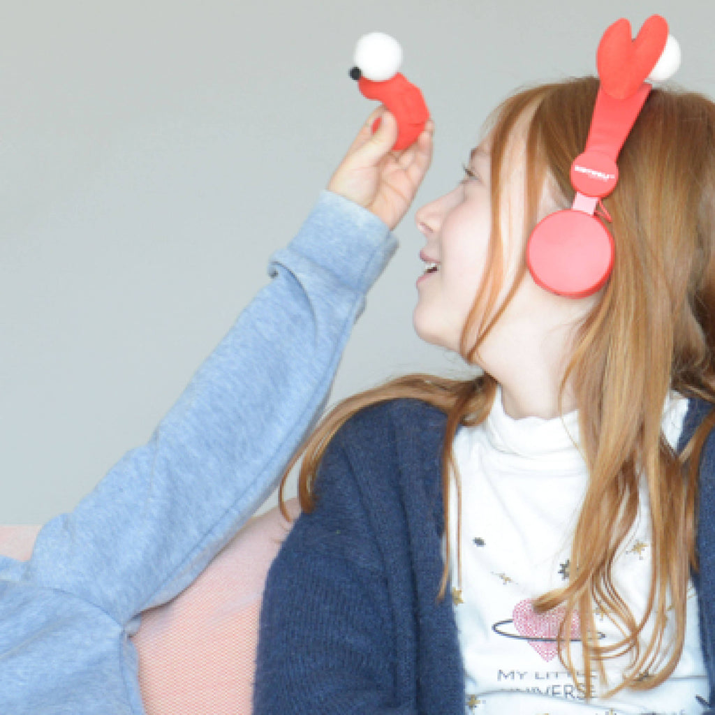 KIDYWOLF Headphones With Removeable Ears - Crab Headphones