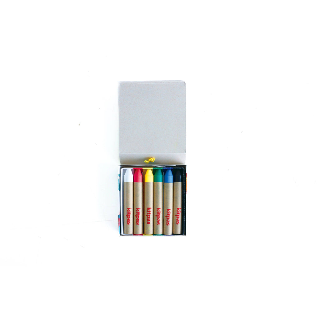 Kitpas Crayons Ecru Set 6 Colours - Bird