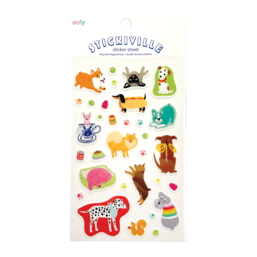 Ooly Stickiville: Standard Stickers - Quirky Dogs (1 Sheet)