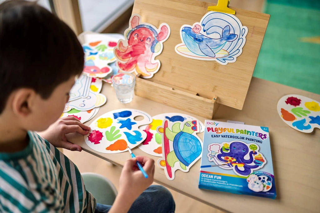 Ooly Playful Painters: Watercolor- Ocean Pals