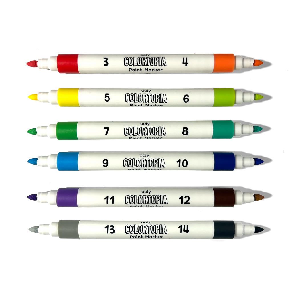 Ooly Colortopia: Paint Marker By Number Kit - Epic Advent