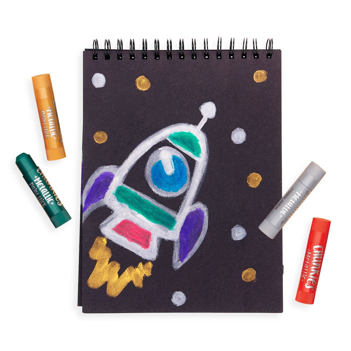 Ooly Chunkies: Paint Sticks Metallic Pack (Set of 6)