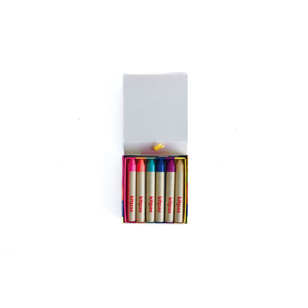 Kitpas Crayons Ecru Set 6 Colours - Nature