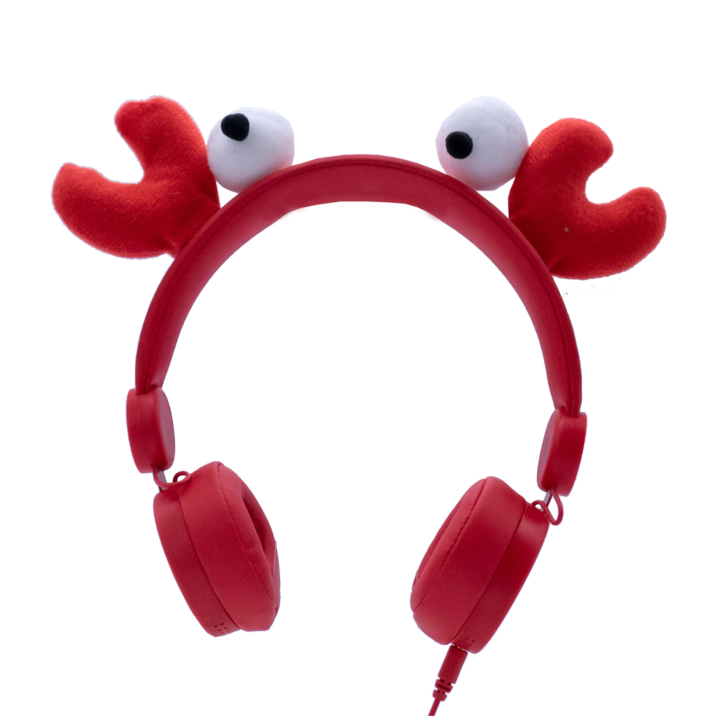 KIDYWOLF Headphones With Removeable Ears - Crab Headphones
