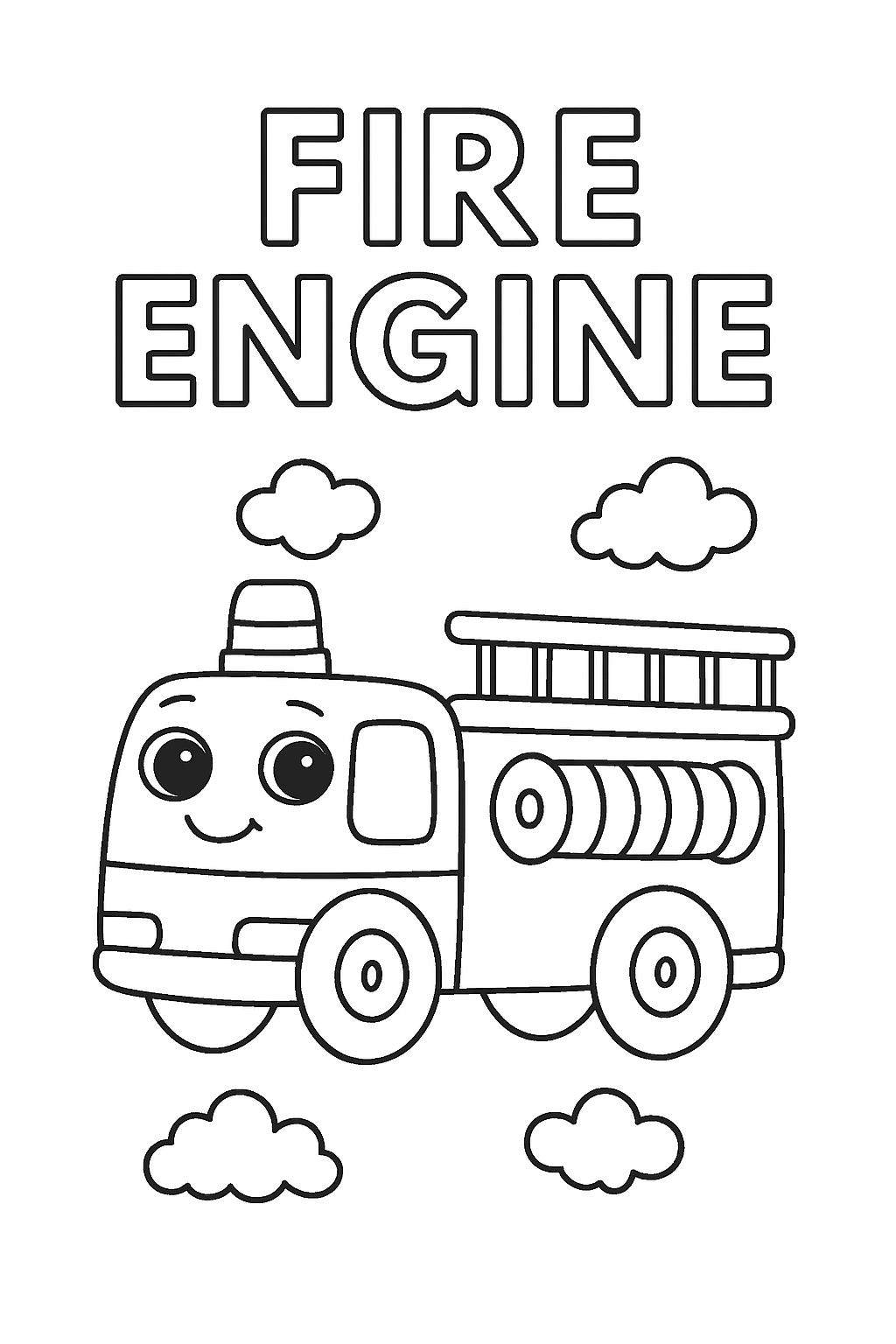 Colouring Pages: Transportation Fun