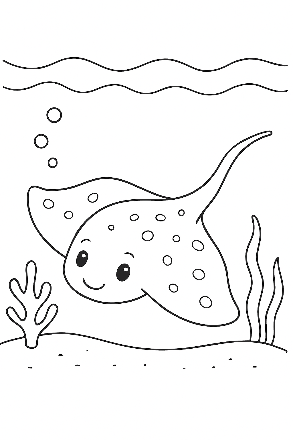 Colouring Pages: Ocean Creature